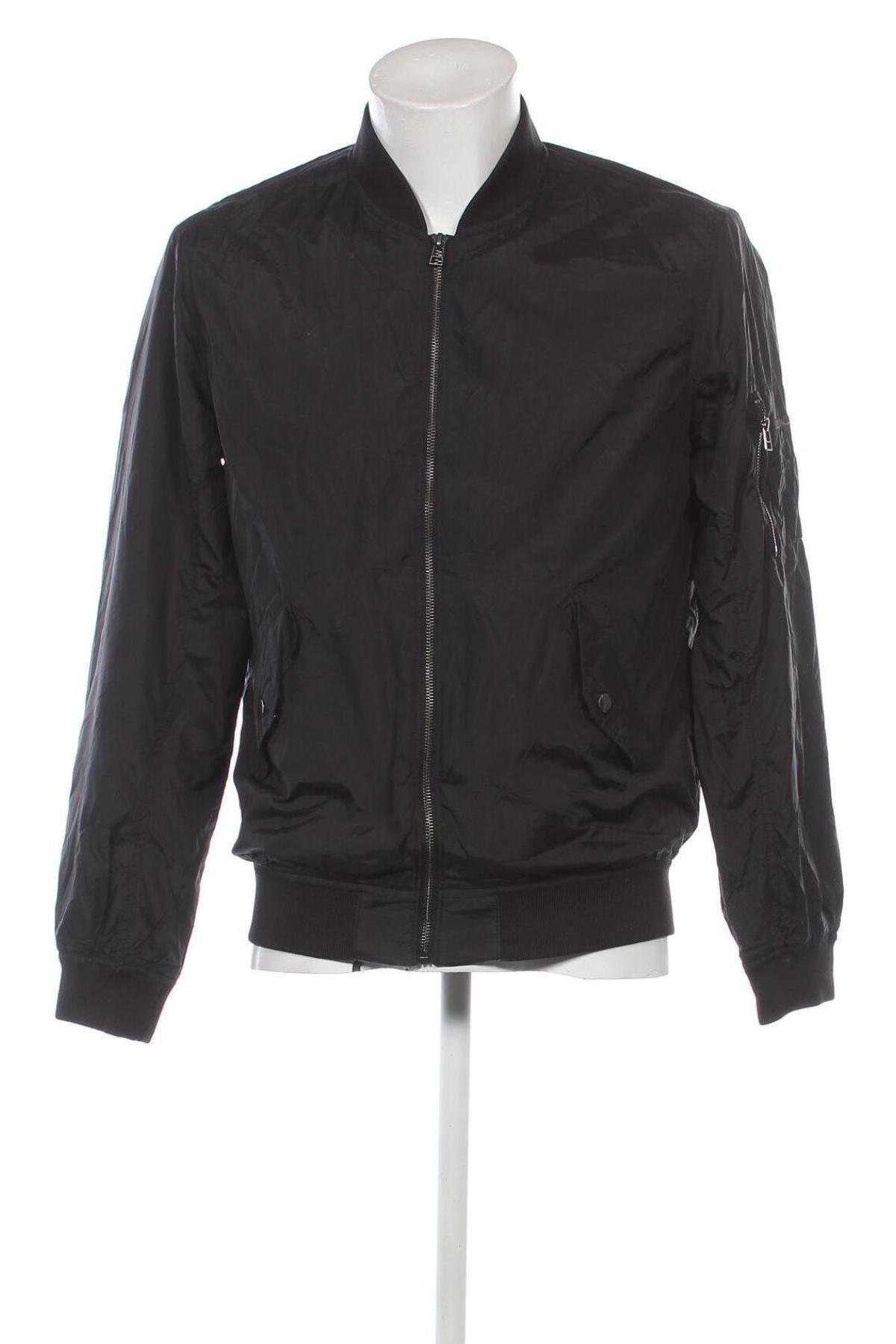 Herrenjacke H&M L.O.G.G., Größe M, Farbe Schwarz, Preis € 8,99