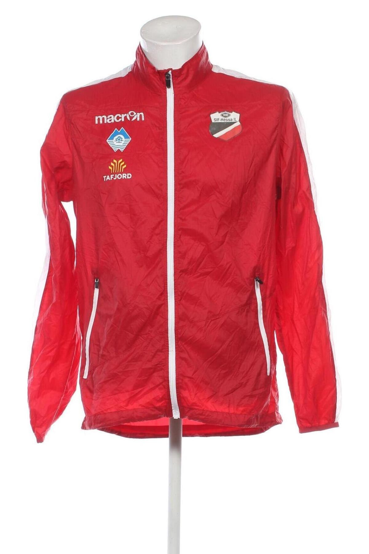 Herrenjacke Macron, Größe L, Farbe Rot, Preis 20,99 €