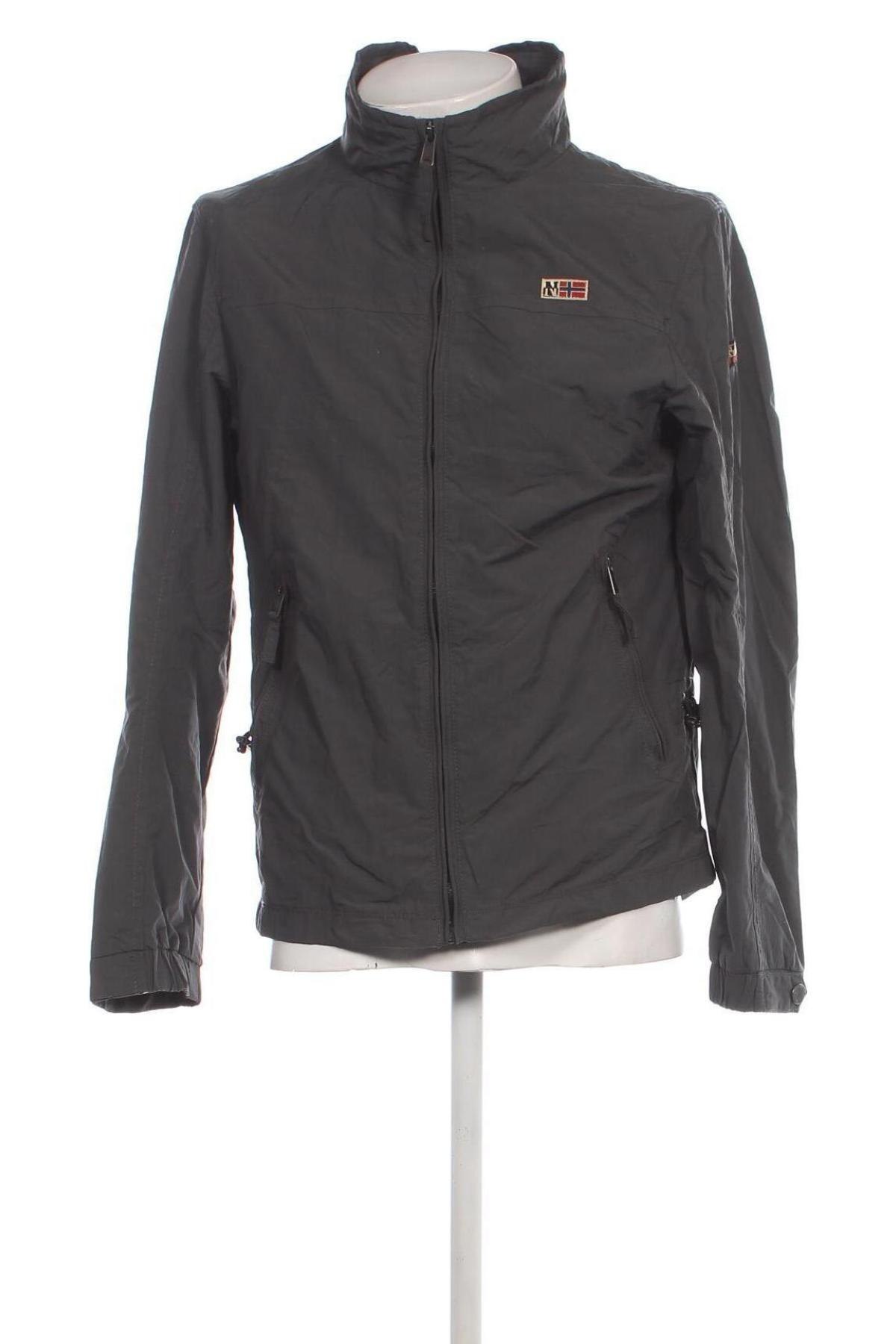 Herrenjacke Napapijri, Größe M, Farbe Grau, Preis 63,49 €