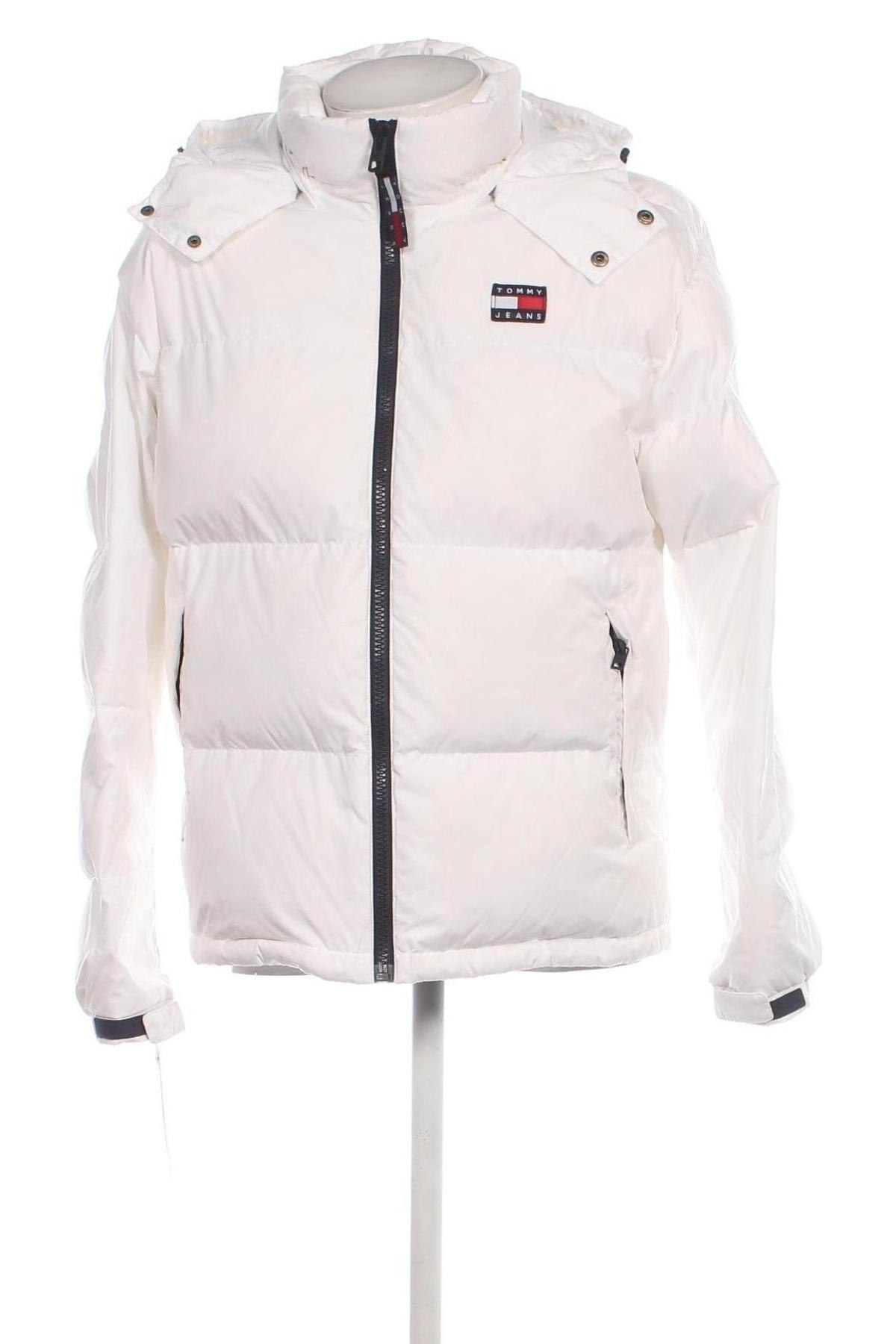 Herrenjacke Tommy Jeans, Größe M, Farbe Weiß, Preis € 136,49