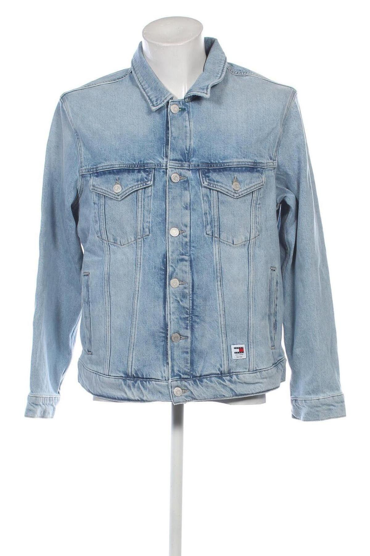 Herrenjacke Tommy Jeans, Größe L, Farbe Blau, Preis 161,99 €