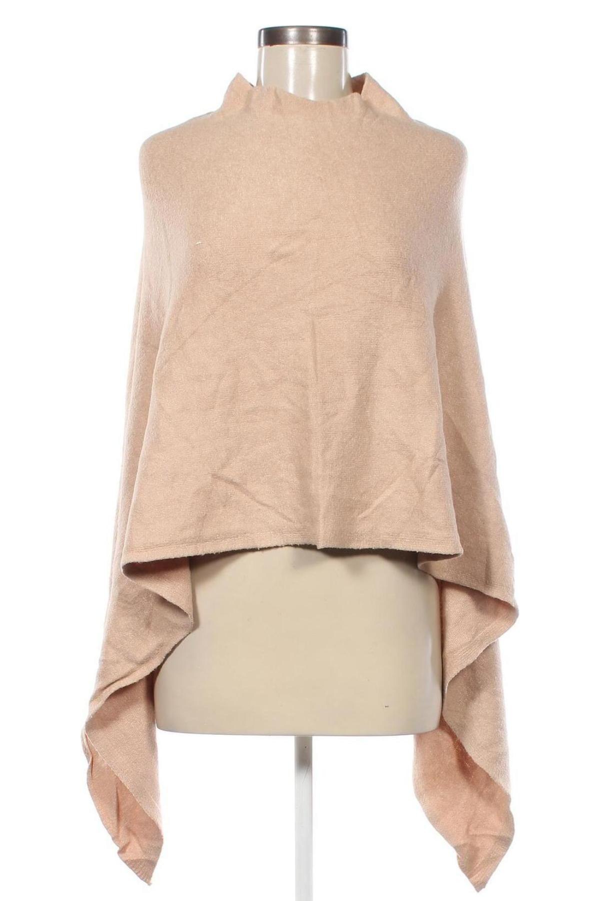 Poncho, Größe M, Farbe Beige, Preis € 11,49