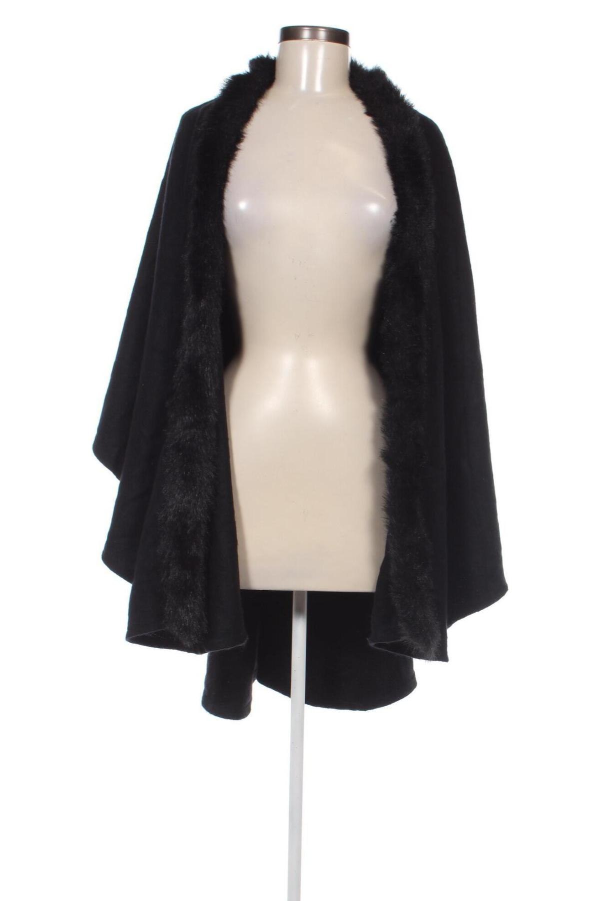 Poncho, Größe M, Farbe Schwarz, Preis € 11,49