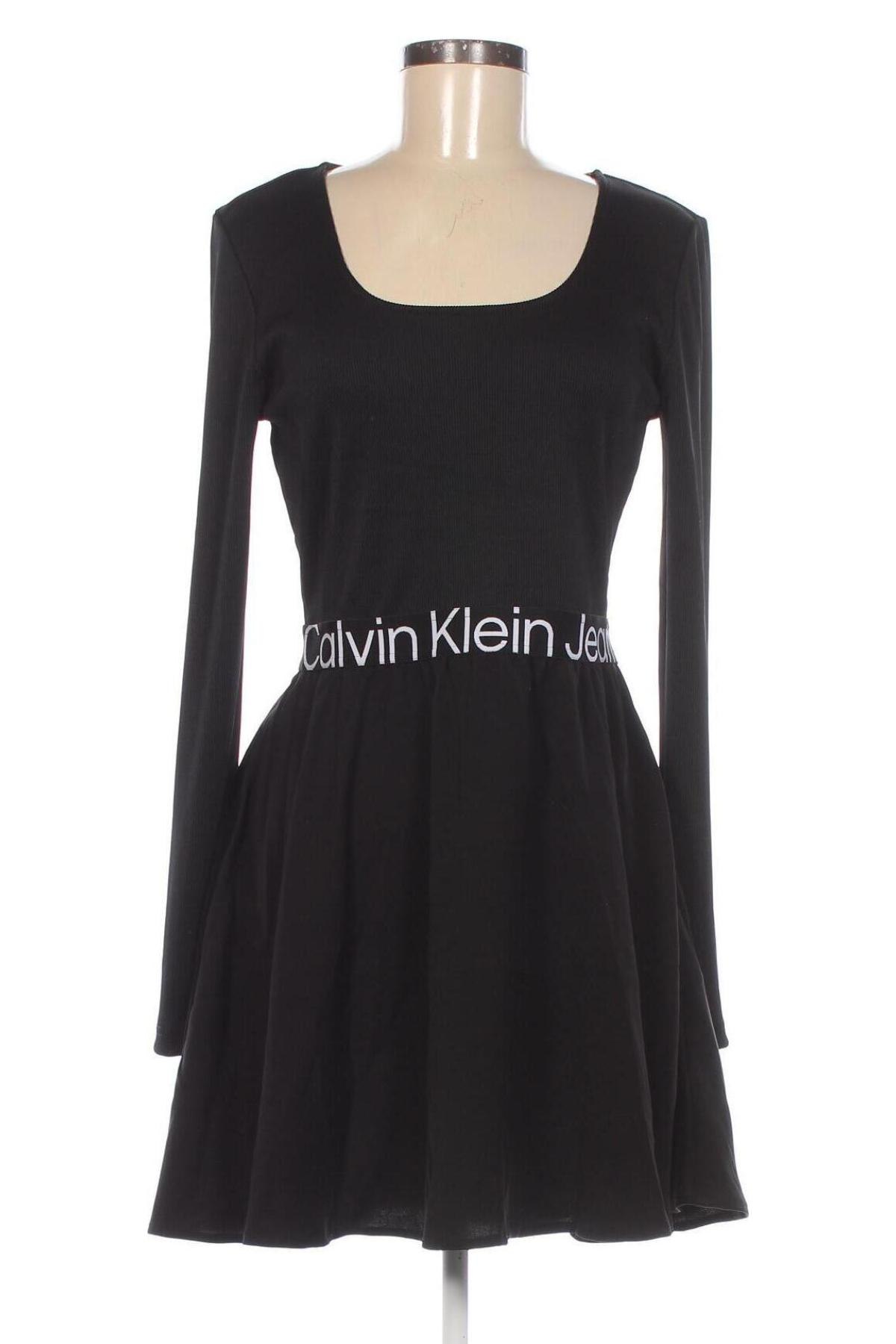 Kleid Calvin Klein Jeans, Größe M, Farbe Schwarz, Preis € 74,99