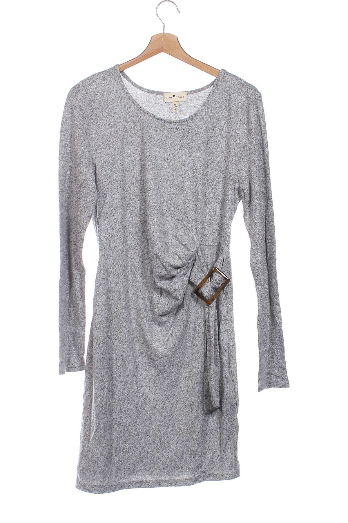 Kleid Derek Heart, Größe XL, Farbe Grau, Preis € 20,49