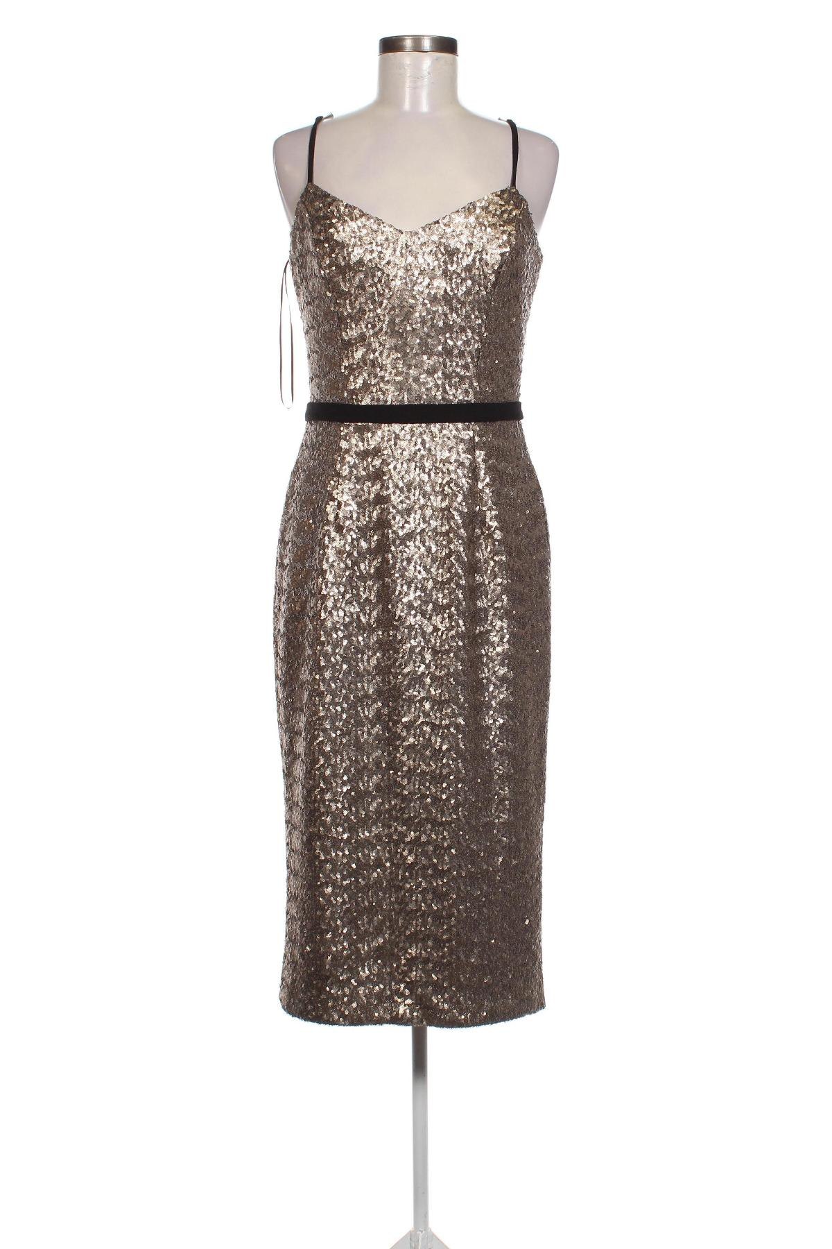 Kleid Dress The Population, Größe M, Farbe Golden, Preis 46,99 €