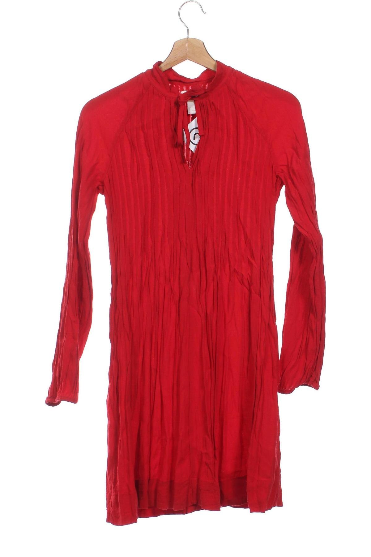 Kleid H&M, Größe XS, Farbe Rot, Preis 8,99 €