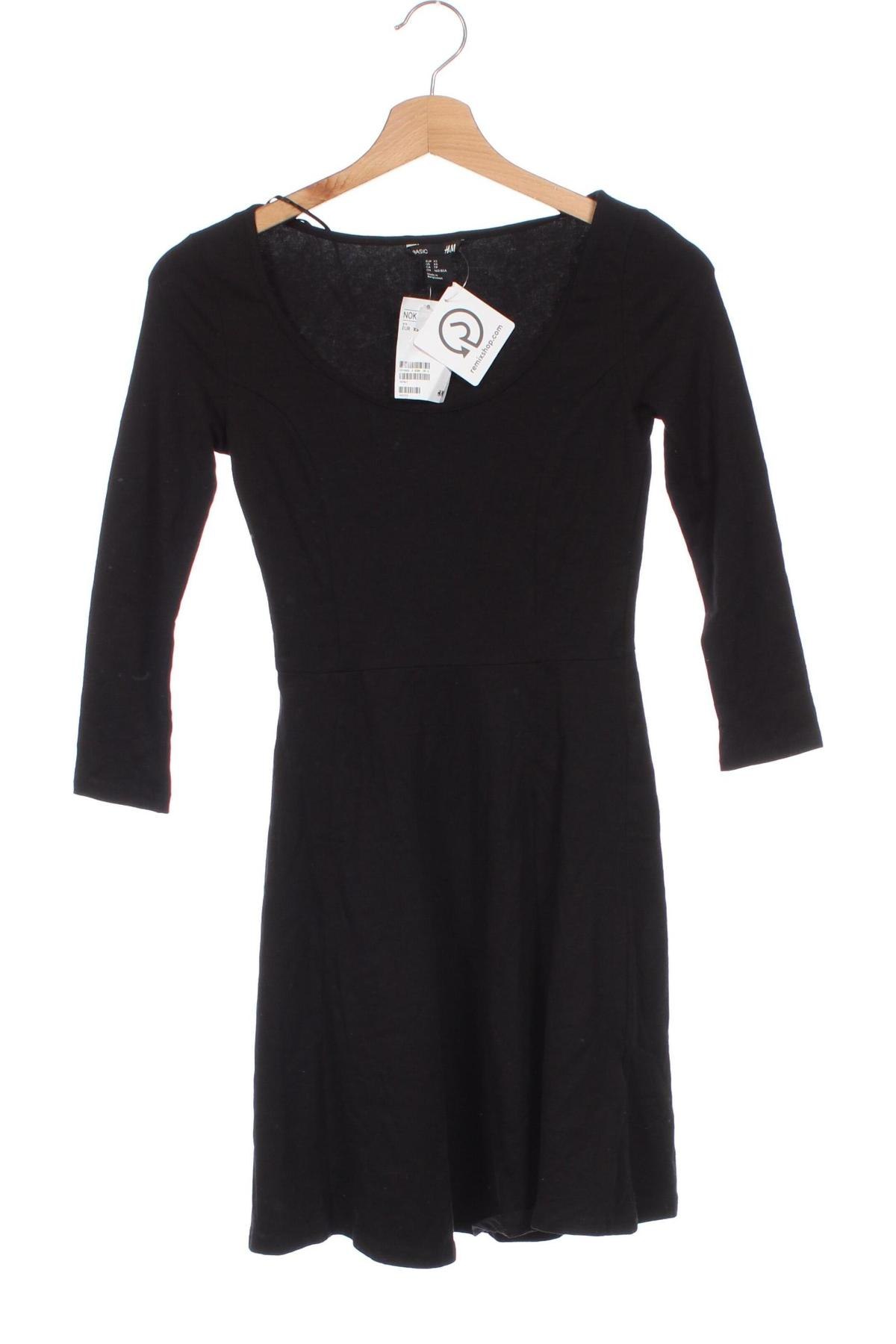 Rochie H&M, Mărime XS, Culoare Negru, Preț 68,99 Lei