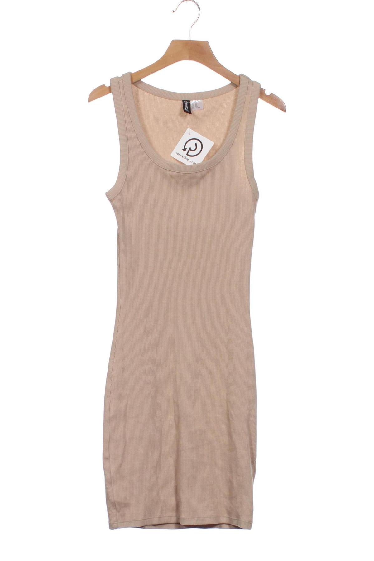 Kleid H&M Divided, Größe XS, Farbe Beige, Preis € 8,99