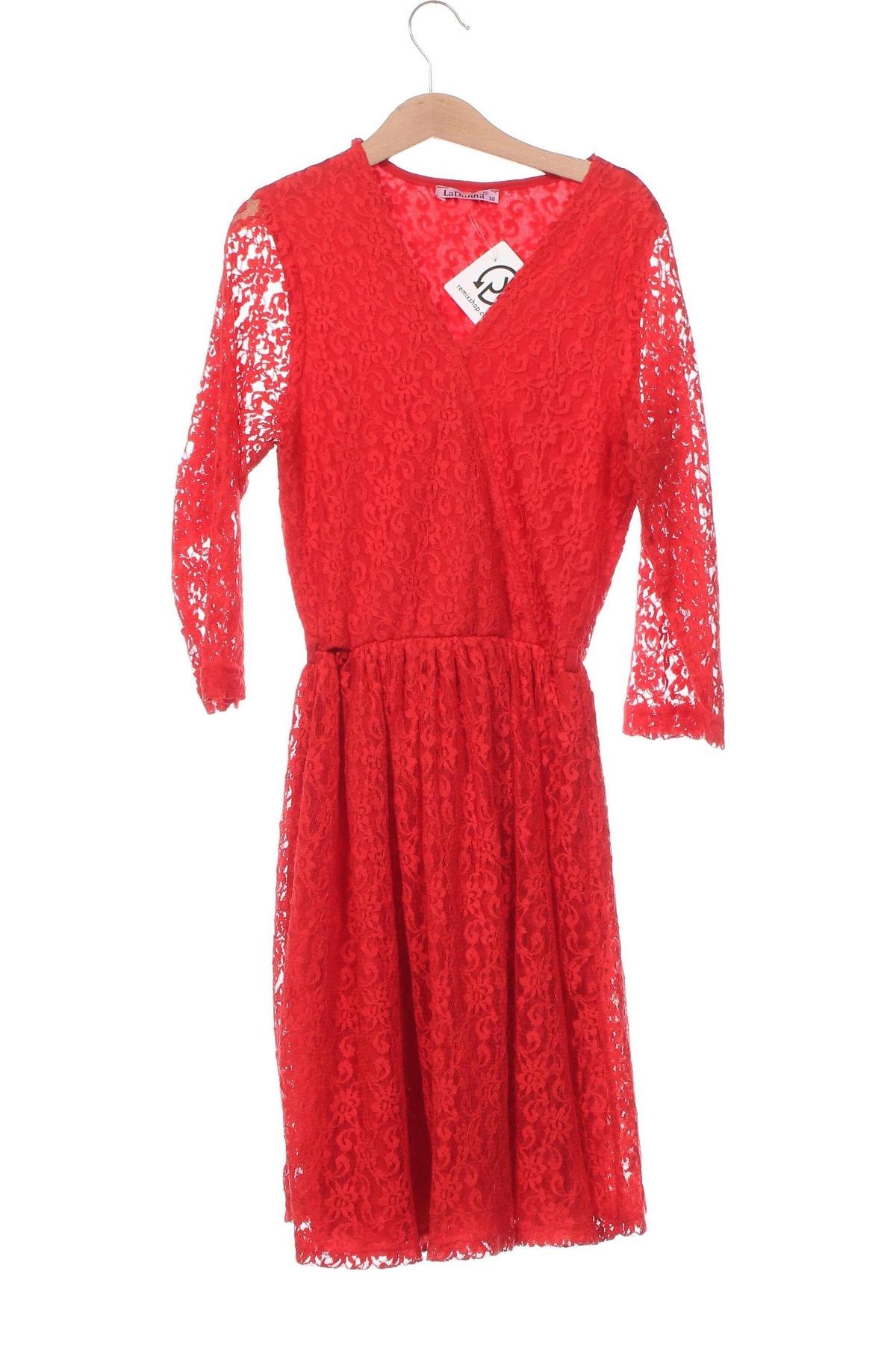 Kleid La Donna, Größe XS, Farbe Rot, Preis € 14,84