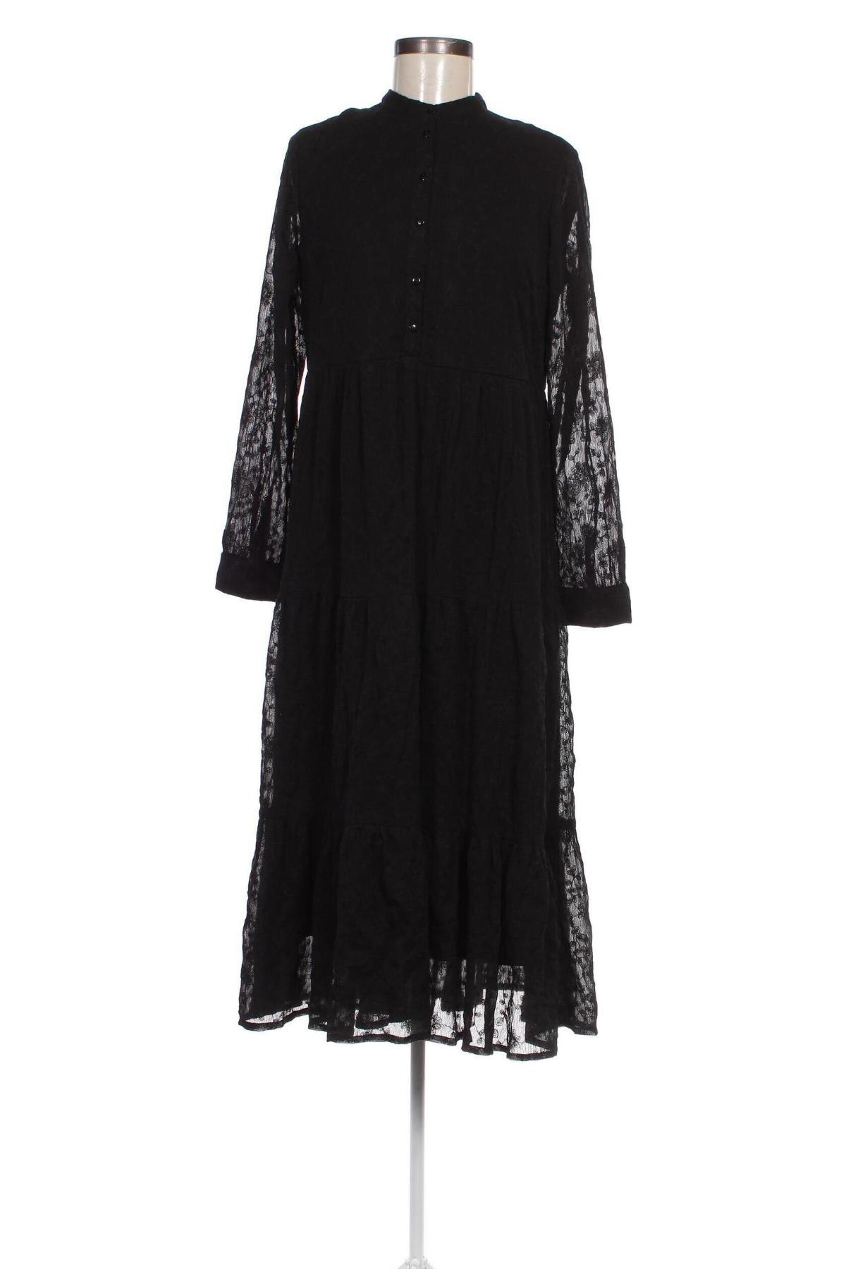 Kleid Pieces, Größe M, Farbe Schwarz, Preis € 12,49