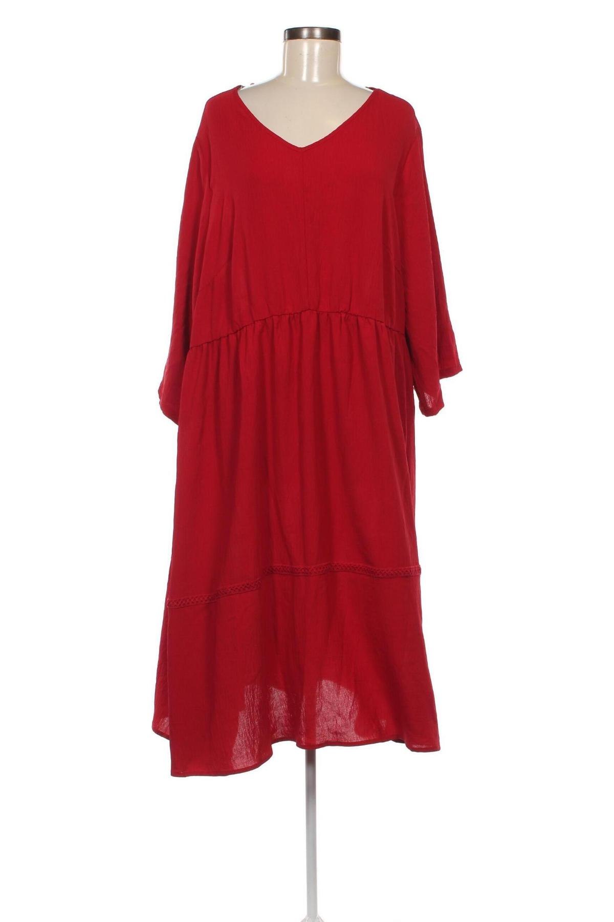 Kleid SHEIN, Größe 3XL, Farbe Rot, Preis 27,67 €