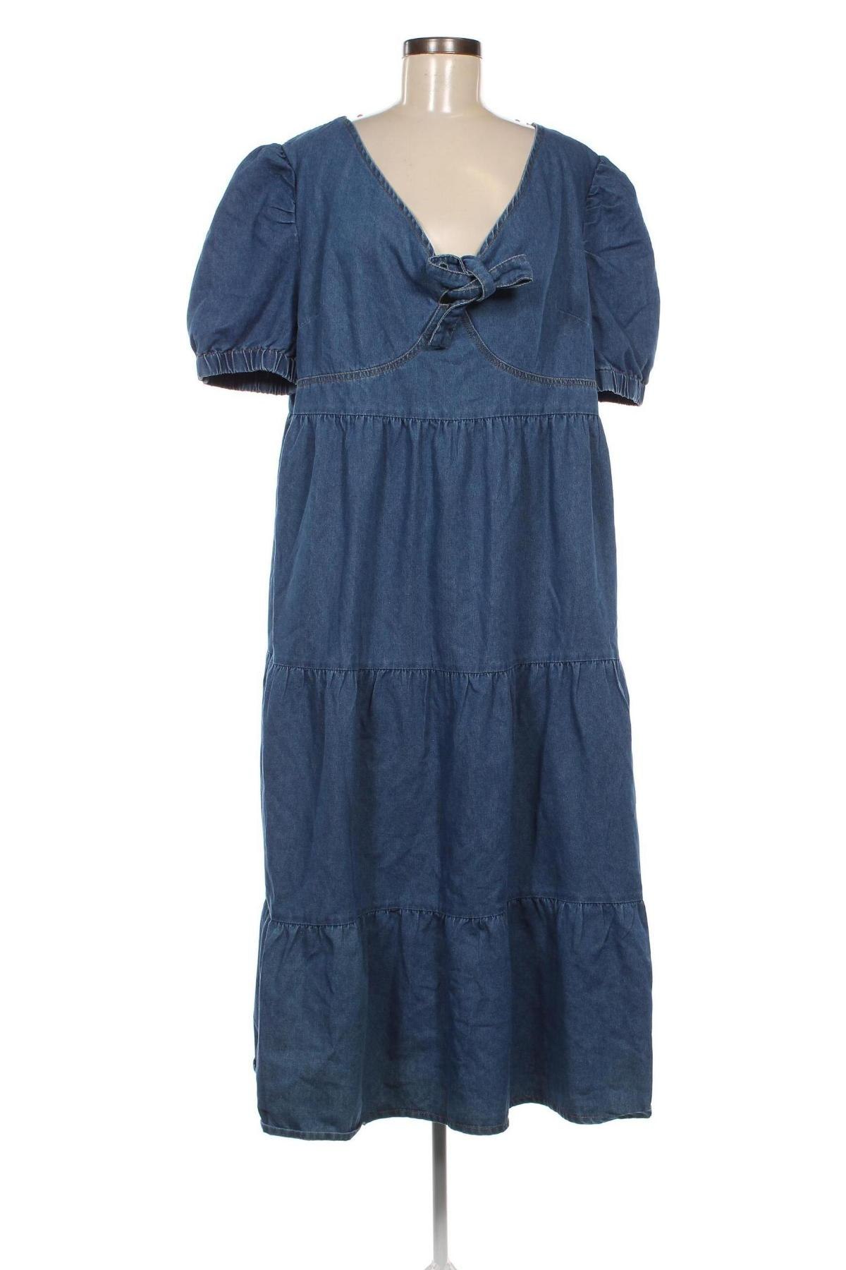 Kleid SHEIN, Größe 3XL, Farbe Blau, Preis 27,67 €