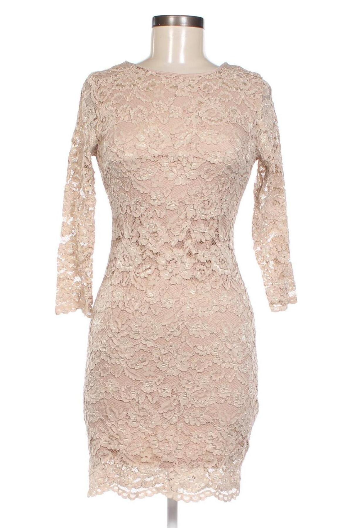 Rochie TFNC London, Mărime S, Culoare Bej, Preț 47,99 Lei