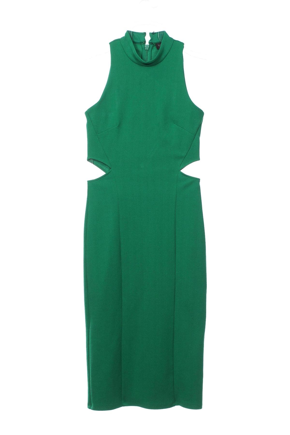 Kleid Topshop, Größe XS, Farbe Grün, Preis 15,99 €