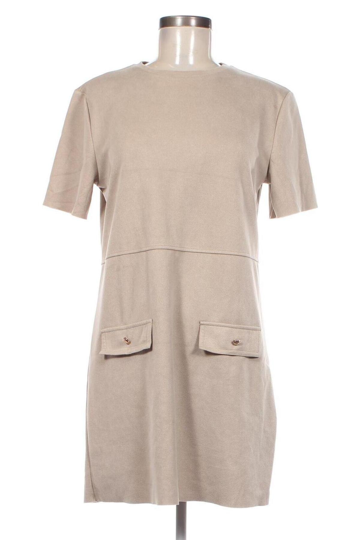 Kleid Zara, Größe M, Farbe Beige, Preis € 12,99