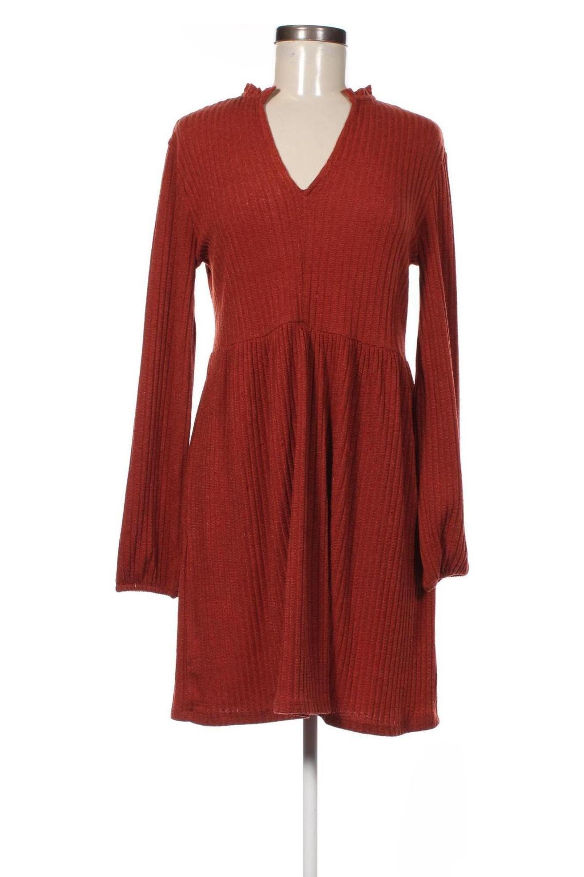 Kleid Zara, Größe M, Farbe Braun, Preis 6,49 €