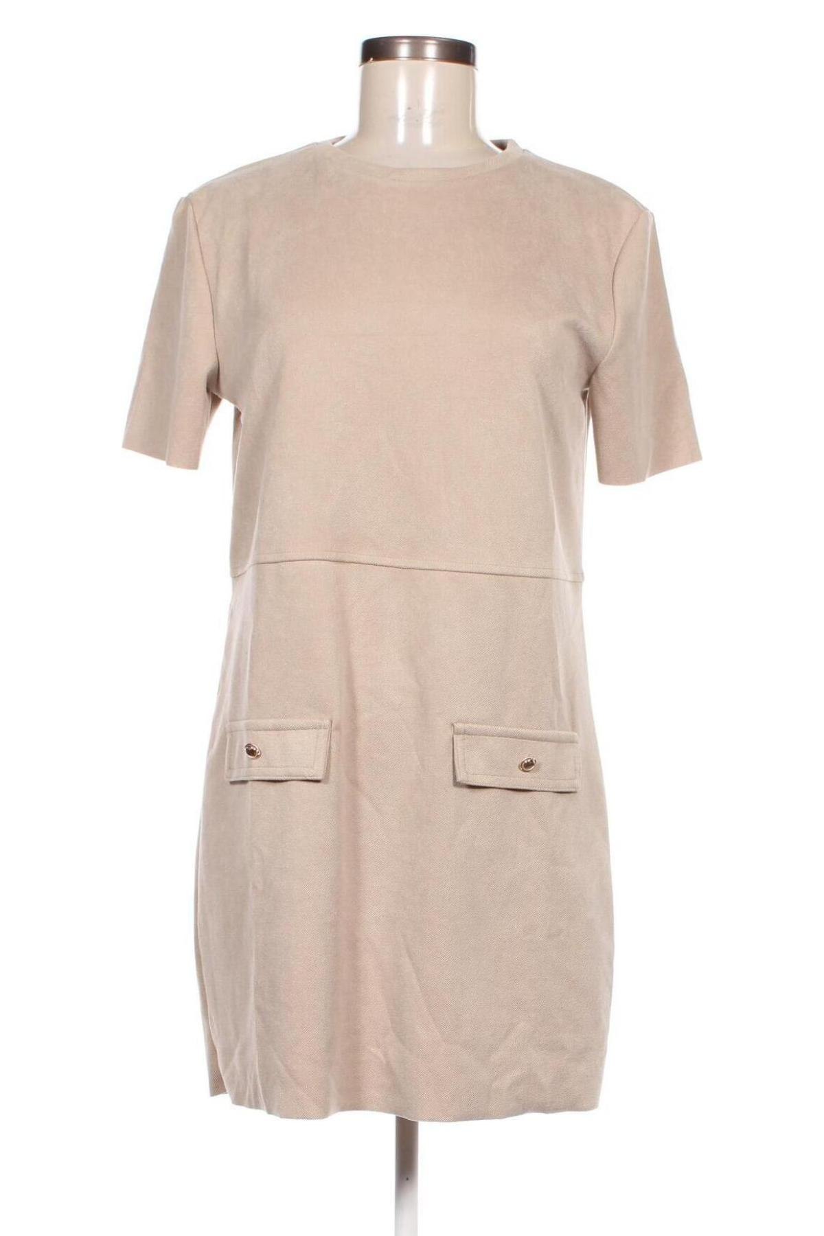 Kleid Zara, Größe M, Farbe Beige, Preis € 31,71