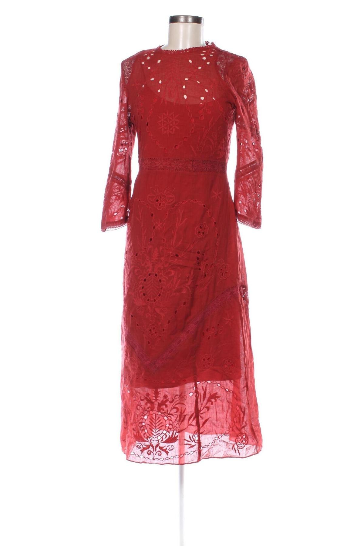 Kleid Zara Trafaluc, Größe S, Farbe Rot, Preis € 24,46