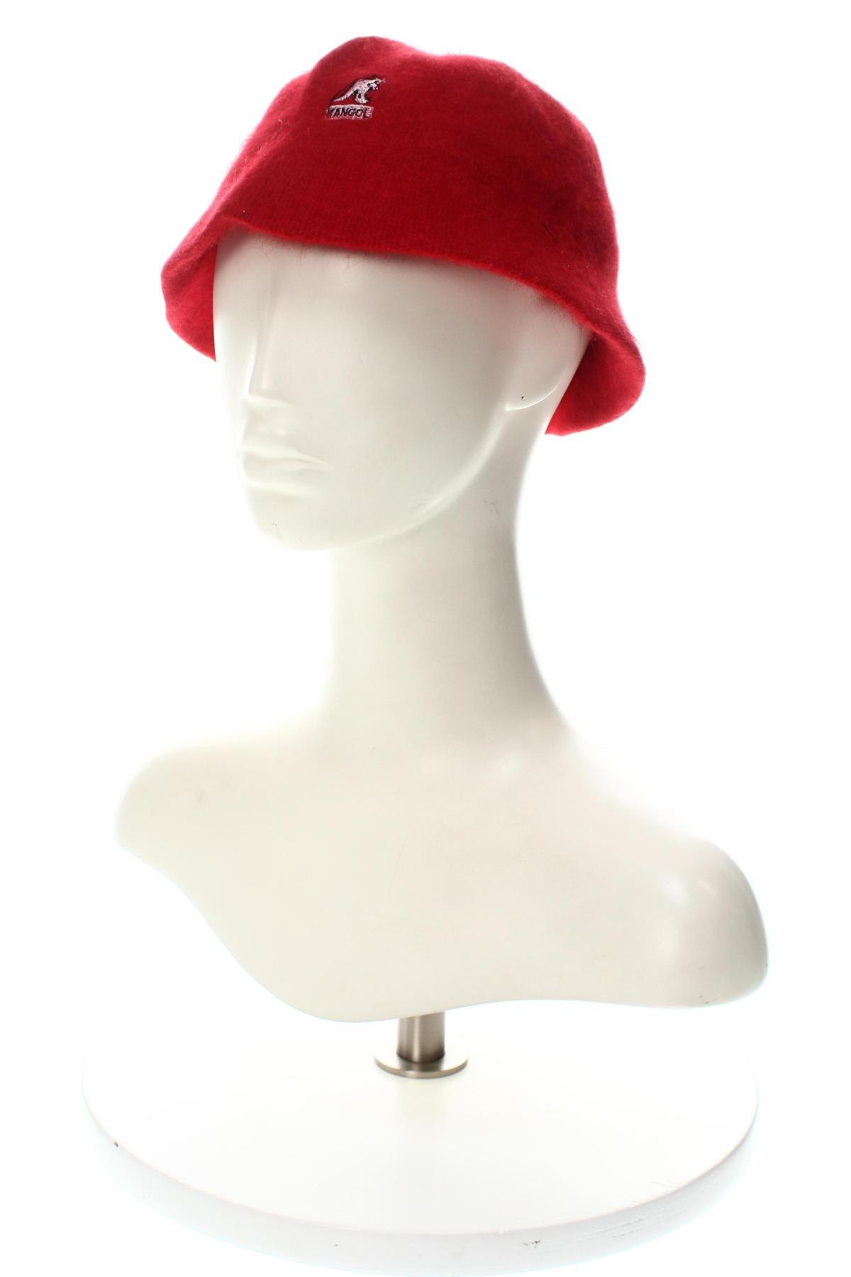 Шапка Kangol, Цвят Червен, Цена 20,00 лв.