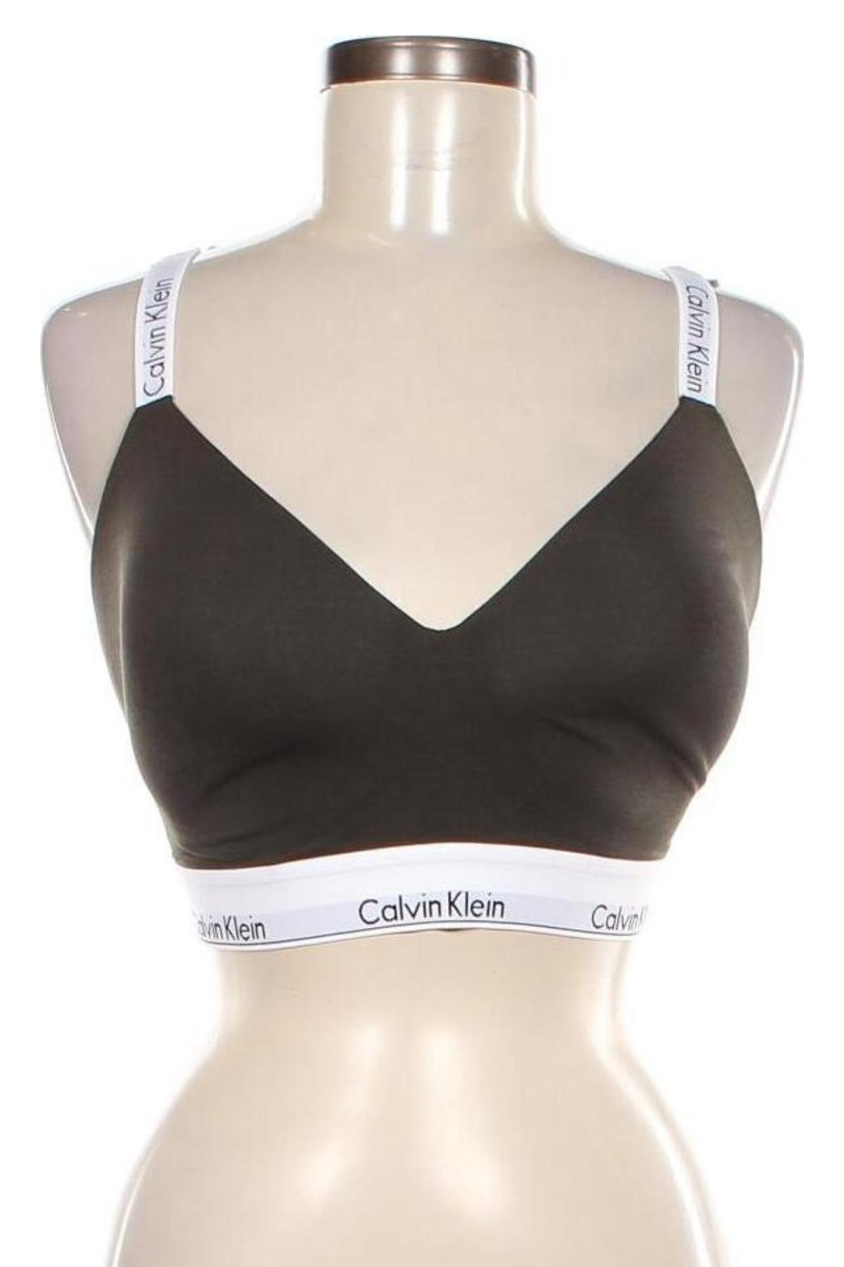 Biustonosz Calvin Klein, Rozmiar M, Kolor Zielony, Cena 204,99 zł