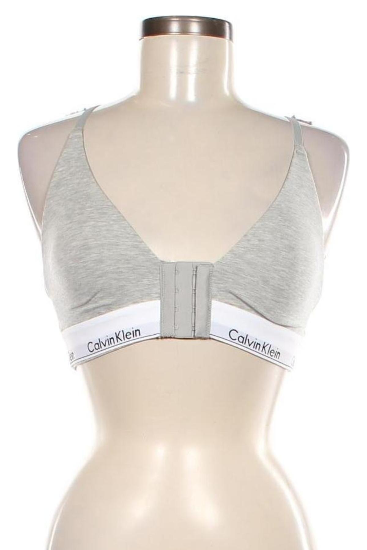 Sutien Calvin Klein, Mărime M, Culoare Gri, Preț 210,99 Lei