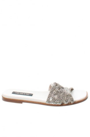 Pantolette Musette, Größe 37, Farbe Silber, Preis € 16,99