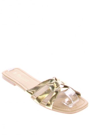 Pantolette New Look, Größe 38, Farbe Golden, Preis 19,95 €