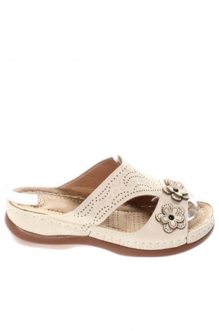 Pantolette Unbranded, Größe 35, Farbe Beige, Preis 20,02 €