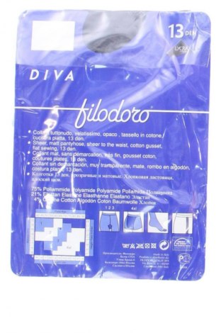 Pančuchy. Diva, Veľkosť 4XL, Farba Čierna, Cena  4,95 €