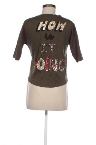 Dámska blúza Bershka, Veľkosť S, Farba Zelená, Cena  9,72 €