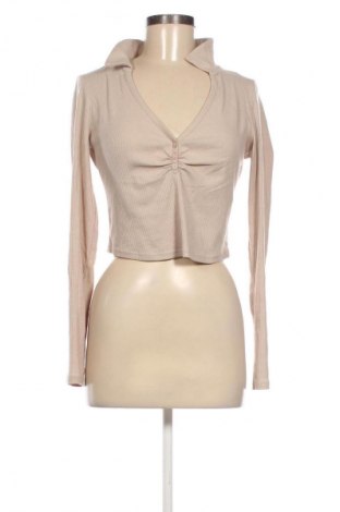 Dámska blúza Bershka, Veľkosť L, Farba Béžová, Cena  9,72 €