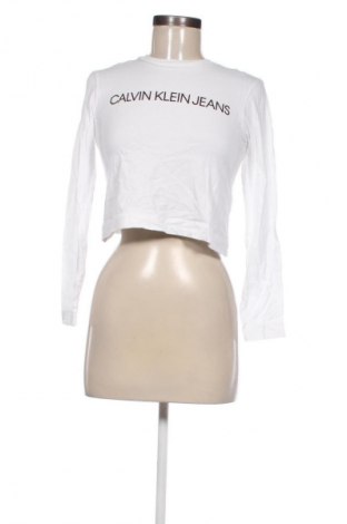 Bluzka damska Calvin Klein Jeans, Rozmiar XS, Kolor Biały, Cena 126,44 zł