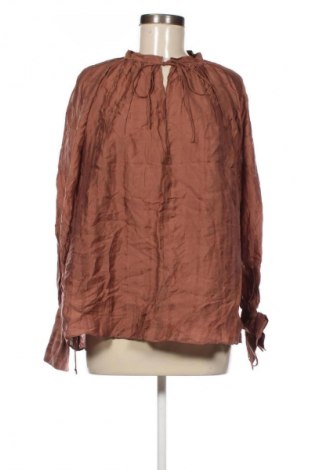 Дамска блуза H&M, Размер M, Цвят Кафяв, Цена 9,99 лв.