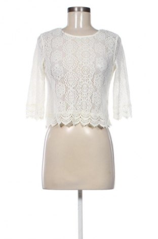 Дамска блуза H&M Divided, Размер XS, Цвят Екрю, Цена 36,10 лв.