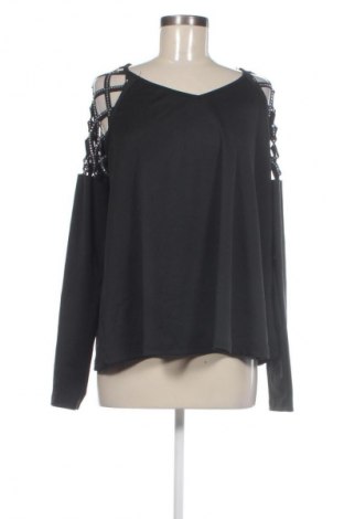 Дамска блуза SHEIN, Размер XL, Цвят Черен, Цена 12,99 лв.