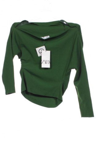 Damen Shirt Zara, Größe S, Farbe Grün, Preis 32,00 €
