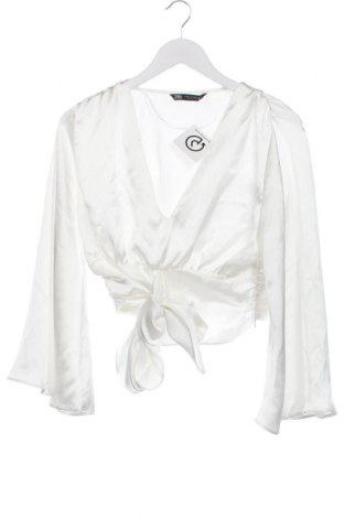 Damen Shirt Zara, Größe M, Farbe Weiß, Preis 9,99 €