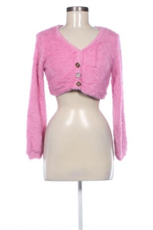 Damen Strickjacke Bershka, Größe M, Farbe Rosa, Preis 9,99 €