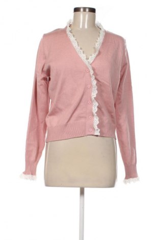 Damski kardigan SHEIN, Rozmiar M, Kolor Popielaty róż, Cena 46,99 zł