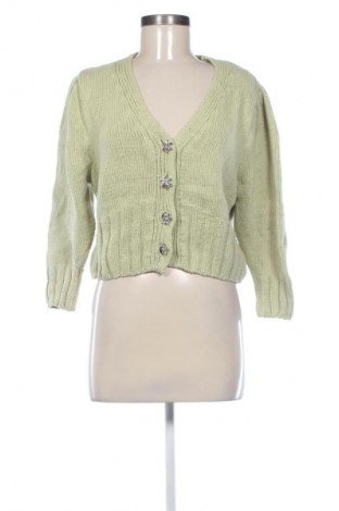 Дамска жилетка Zara, Размер S, Цвят Зелен, Цена 21,99 лв.