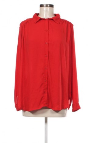 Γυναικείο πουκάμισο H&M, Μέγεθος L, Χρώμα Κόκκινο, Τιμή 13,00 €