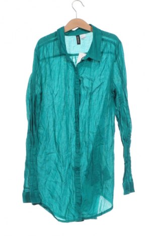 Cămașă de femei H&M Divided, Mărime XS, Culoare Verde, Preț 66,00 Lei