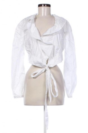 Damenbluse NA-KD, Größe S, Farbe Weiß, Preis € 14,99