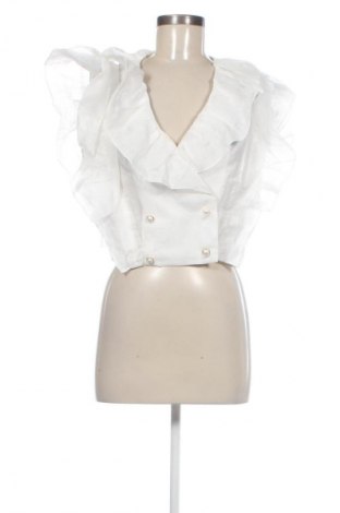 Дамска риза Sandro, Размер XL, Цвят Бял, Цена 132,99 лв.