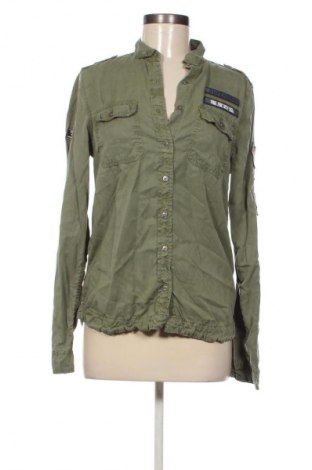 Дамска риза Superdry, Размер S, Цвят Зелен, Цена 39,10 лв.