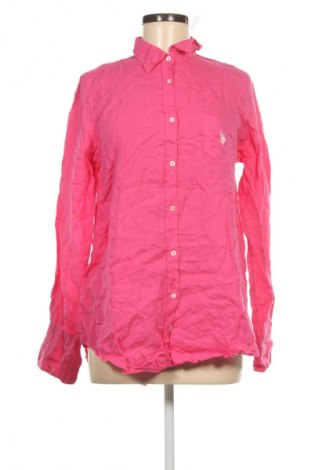 Γυναικείο πουκάμισο U.S. Polo Assn., Μέγεθος M, Χρώμα Ρόζ , Τιμή 33,99 €