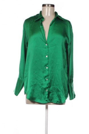Дамска риза Zara, Размер S, Цвят Зелен, Цена 8,99 лв.