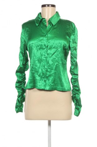 Дамска риза Zara, Размер M, Цвят Зелен, Цена 22,99 лв.