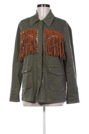 Дамска риза Zara, Размер M, Цвят Зелен, Цена 18,99 лв.